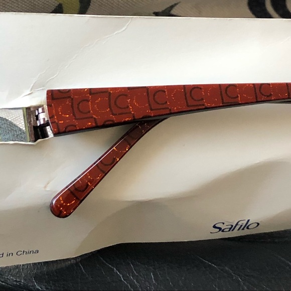 Liz Claiborne Eyeglass Frame (Copper/Brown) - Picture 6 of 8